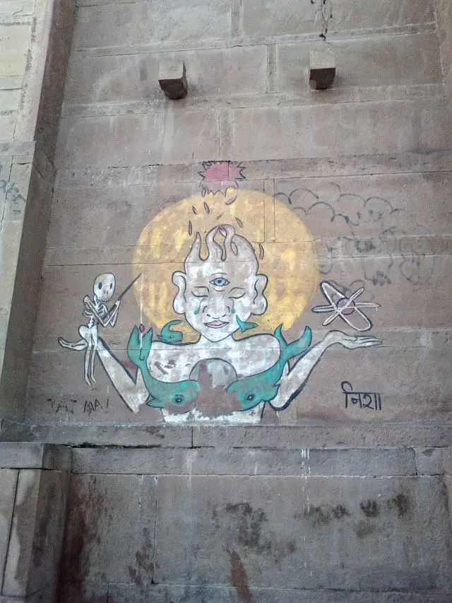 varanasi street art dessin image