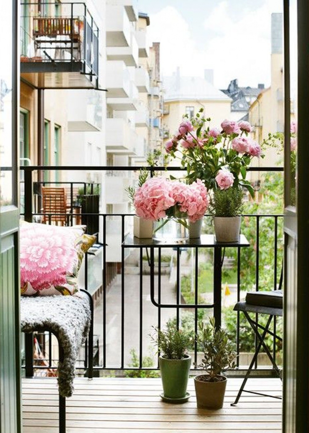 balcon decoration plante et fleur idee deco