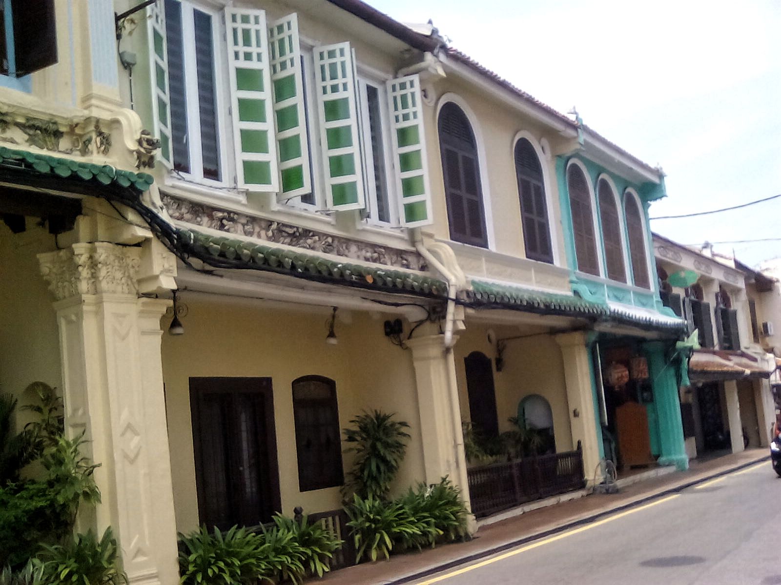 maison architecture coloniale melaka malaisie