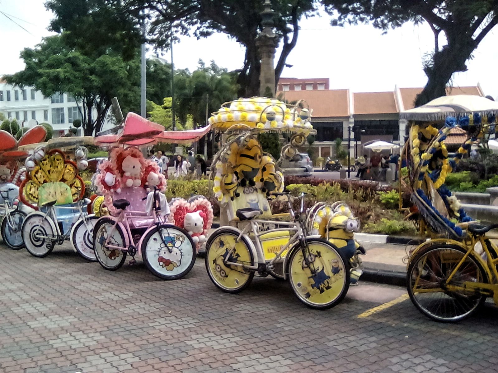 velo rickshaw melaka malaisie