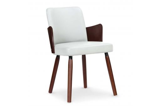 chaise kinfolk bois et blanc