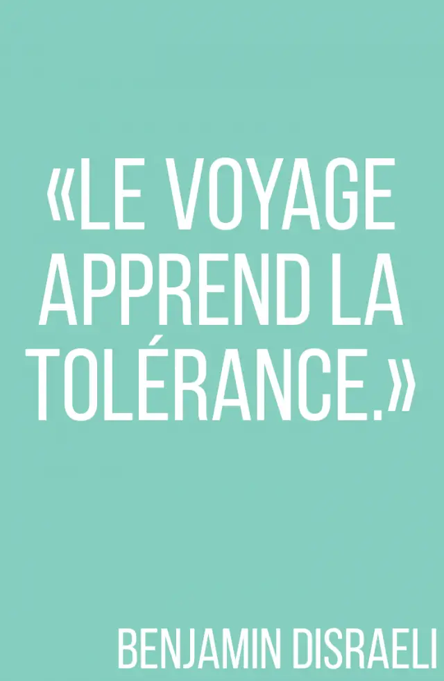 voyage tolerance reflexions