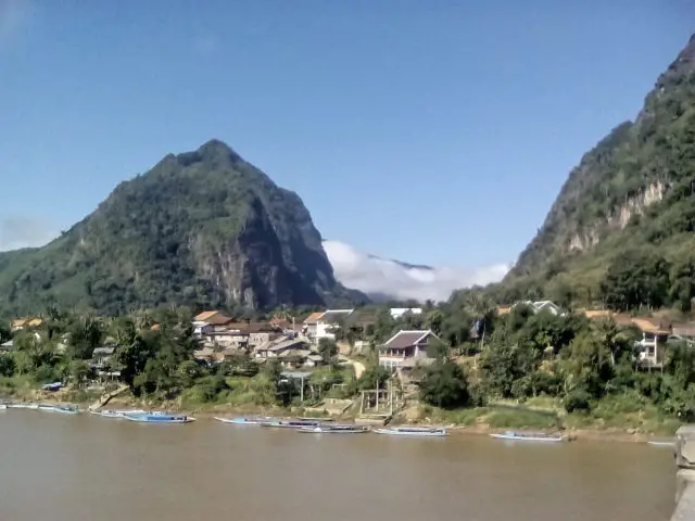 paysage nature village laos