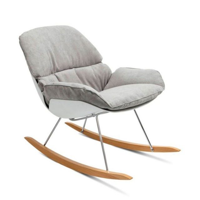 rocking chair tissus confort salon