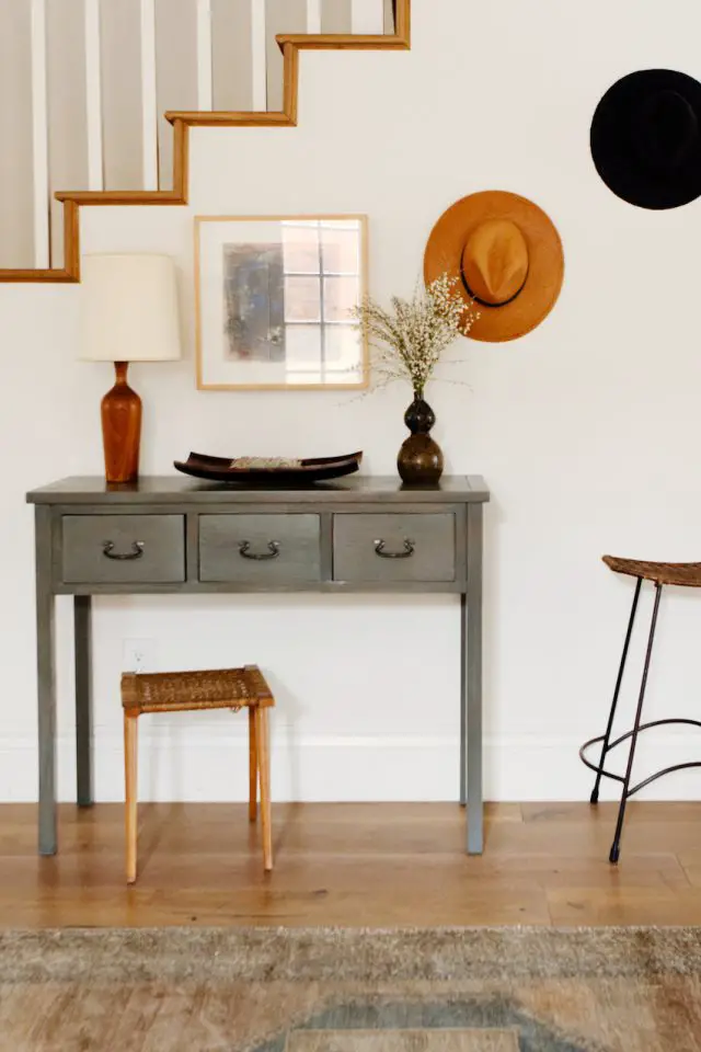 entree minimaliste chaleureuse exemple et conseils décoration mobilier