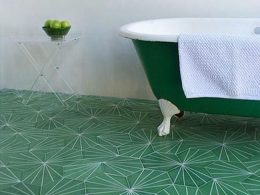 idee deco salle bain vert