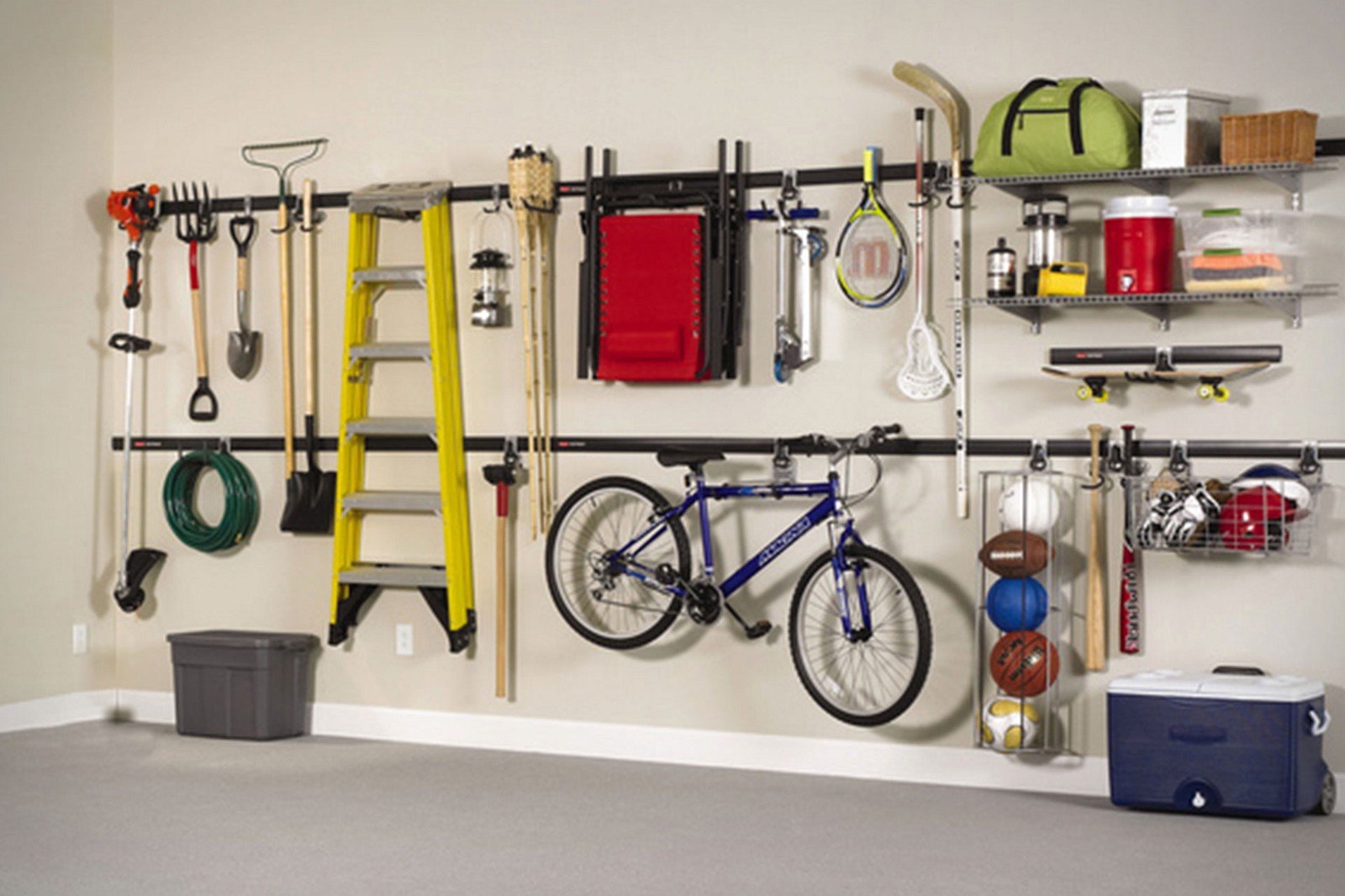 amenagement garage idee rangement mural