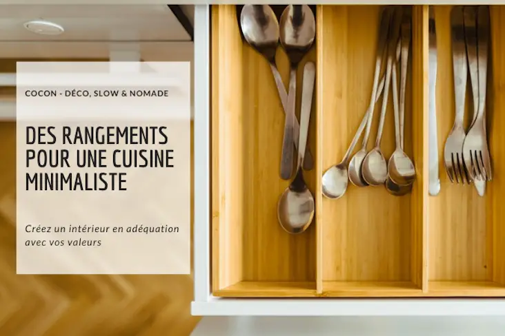 cuisine deco minimaliste rangement conseils