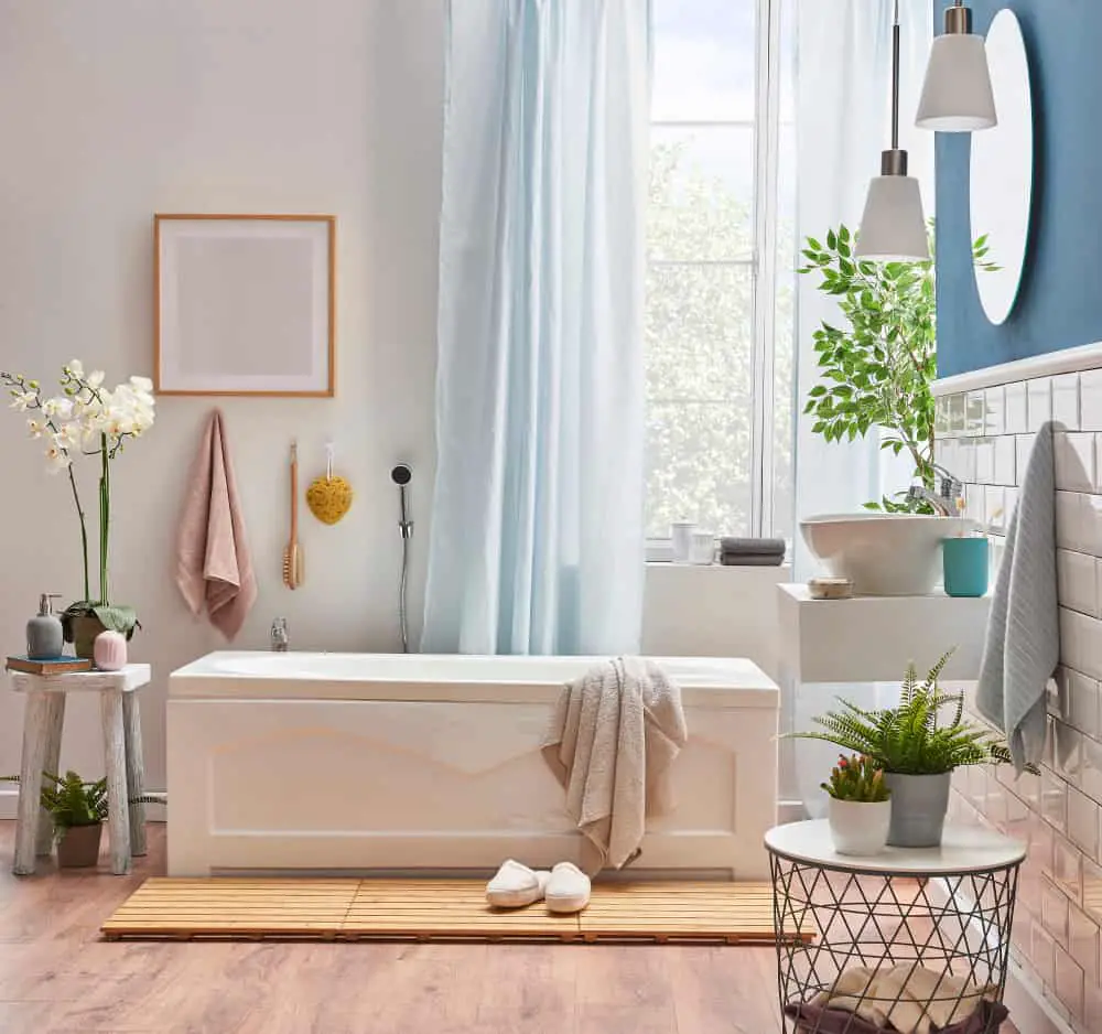 salle de bain deco feminine et elegante simple