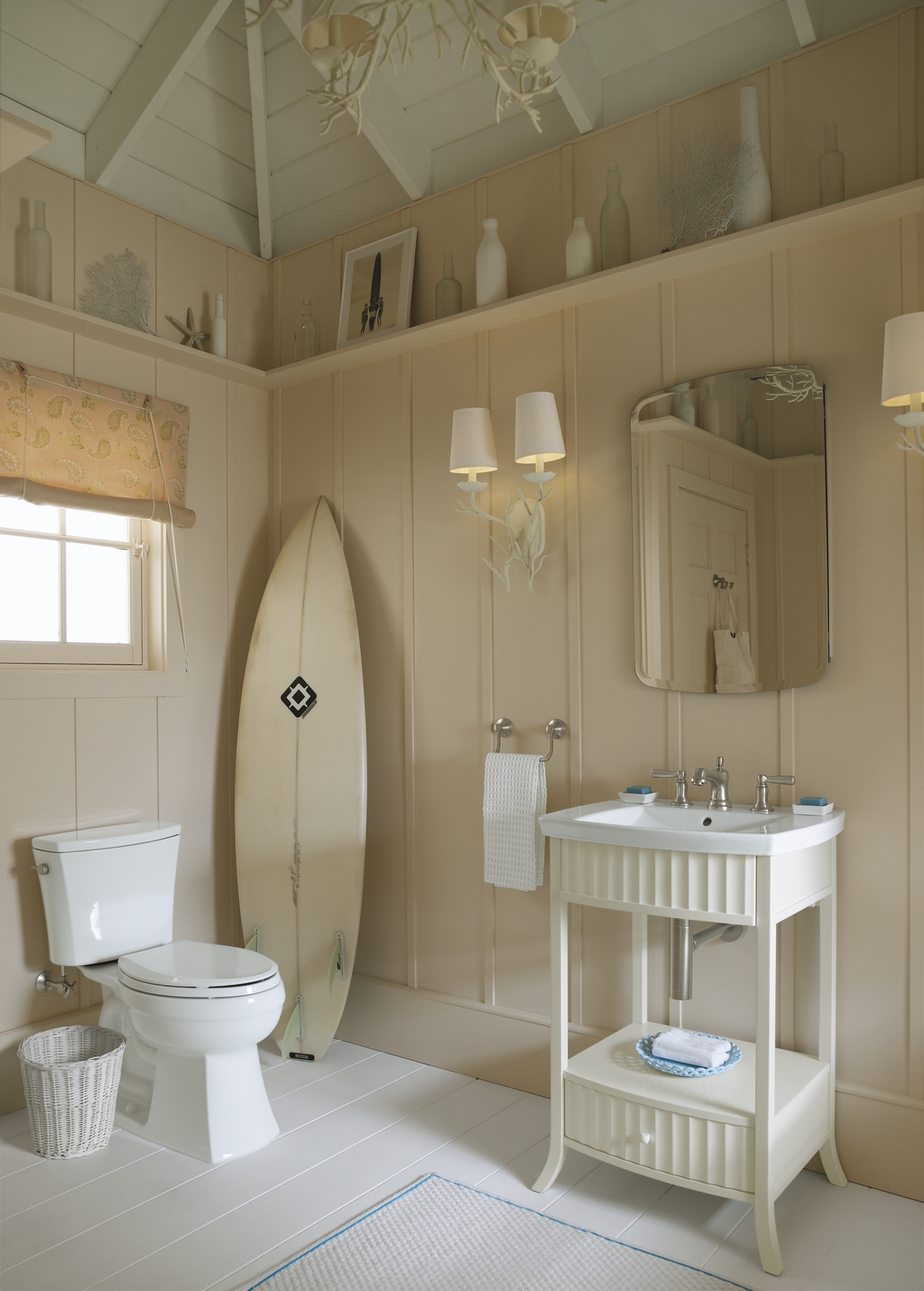 salle de bain bord de mer deco plage