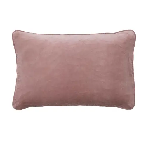 coussin velours rose style scandinave
