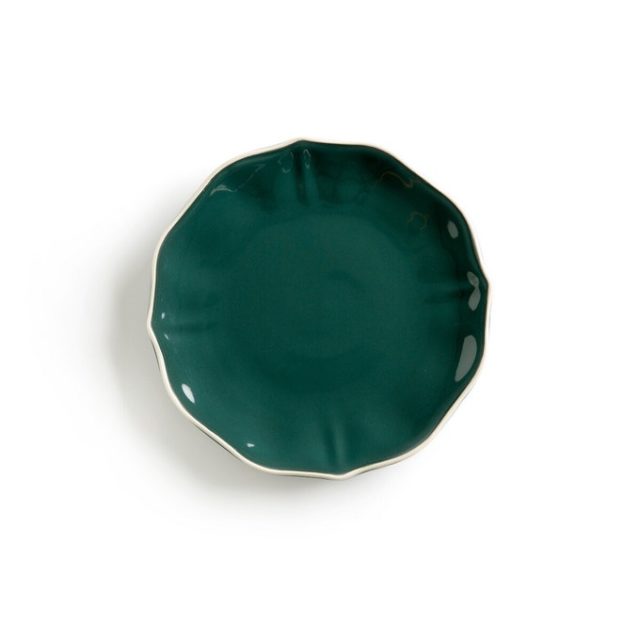deco de table noel classique assiette couleur vert sapin