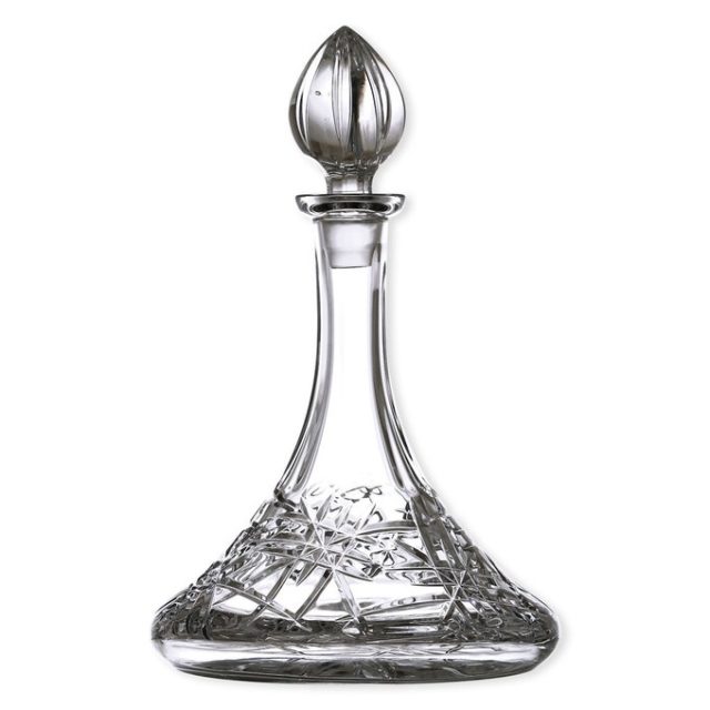 decoration table noel elegant carafe en cristal