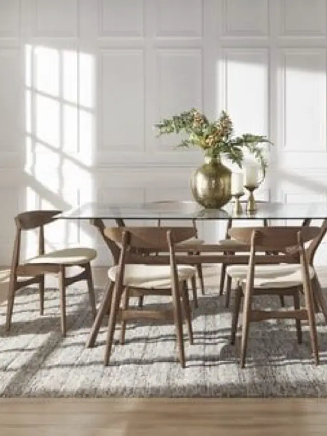 conseil salle a manger plus lumineuse table en verre chaise en bois