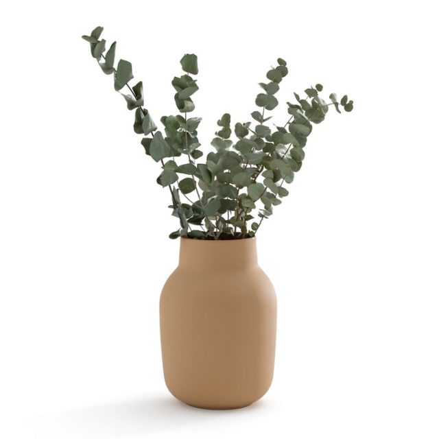 deco table noel slow vase simple terracotta