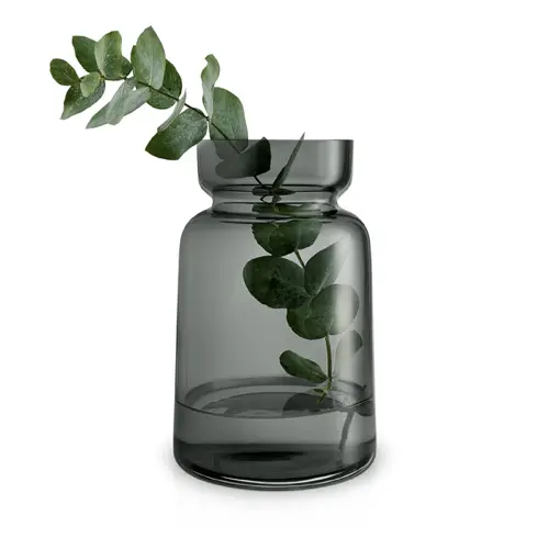 accessoire deco gris moderne design vase translucide