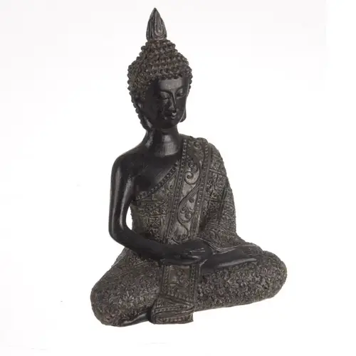 coin meditation maison decoration pas cher statue visage bouddha assis position lotus