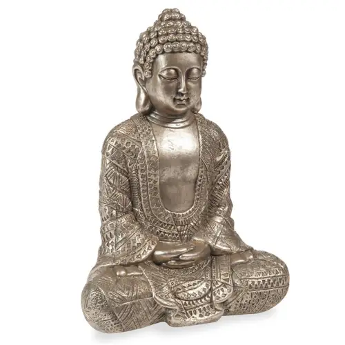 deco pas cher coin meditation statuette bouddha doré