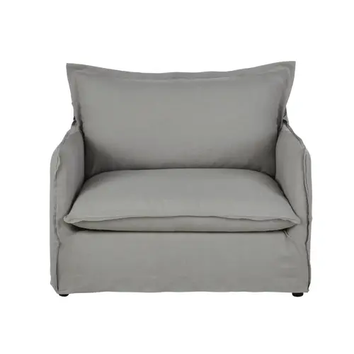 meuble gris pas cher pour salon fauteuil classique simple convertible