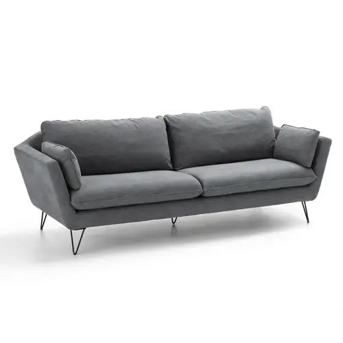 mobilier gris pas cher pour salon canapé moderne épuré