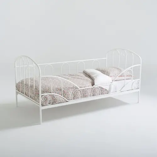 ou trouver lit enfant metal banquette blanc