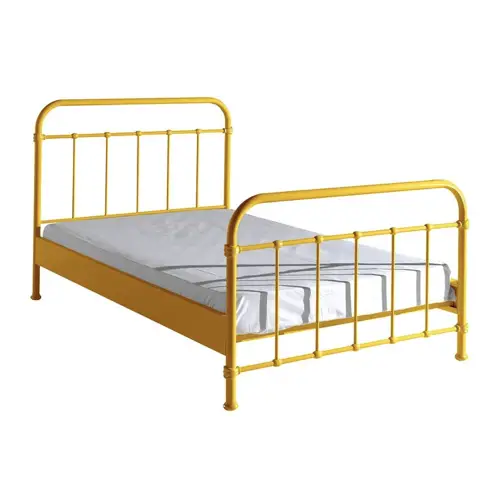 ou trouver lit enfant metal couleur jaune