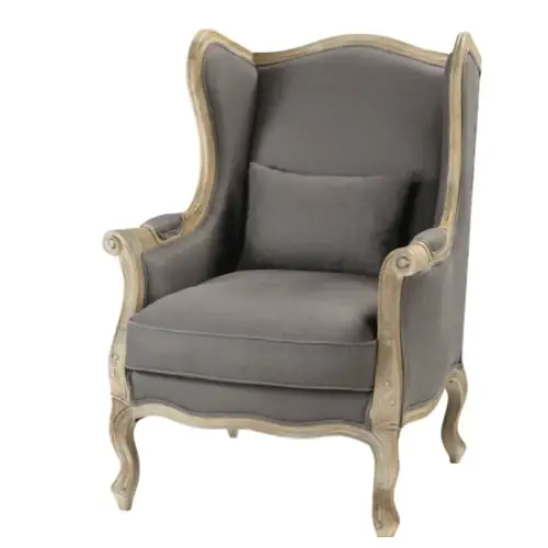 style classique chic deco gris fauteuil