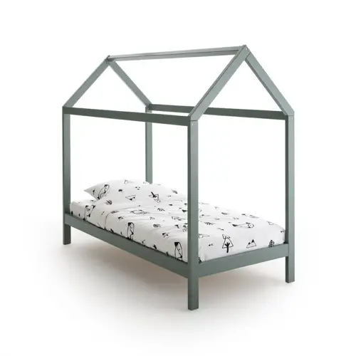 ou trouver lit cabane enfant structure couleur vert sauge tendance