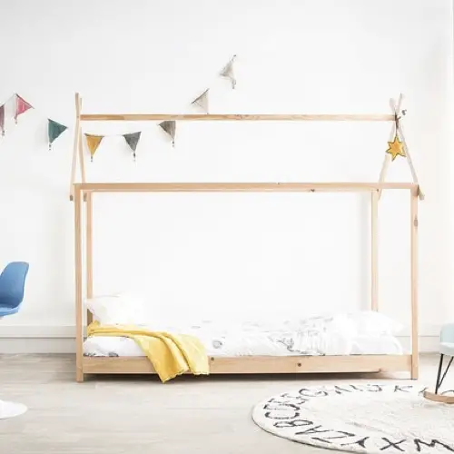 ou trouver lit cabane enfant bois naturel montessori