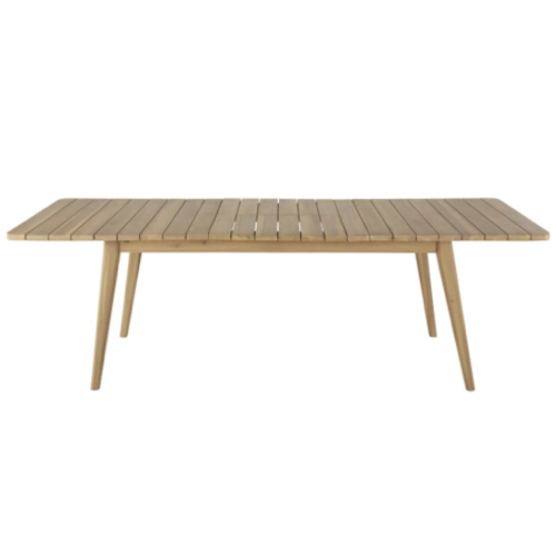 grande table exterieure jardin bois design épuré convivial tendance terrasse 2021