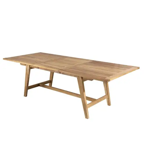 meuble repas famille jardin grande table en bois extérieur
