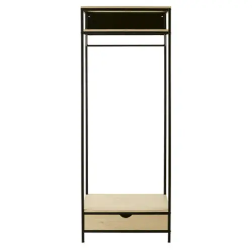 ou trouver penderie minimaliste vestiaire dressing un tiroir portant vêtement chambre adulte moderne