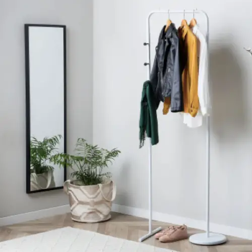 ou trouver penderie minimaliste petit portant à vêtements blanc moderne rangement