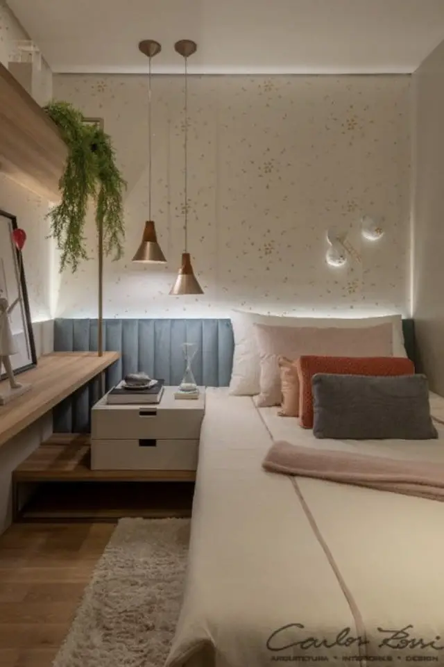 petit logement minimalisme exemple petite chambre décoration moderne et tendance