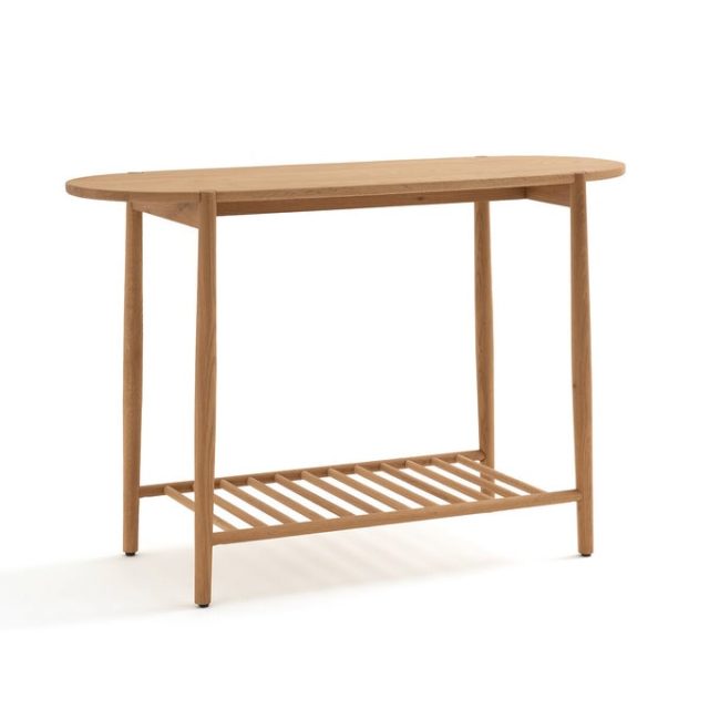 cuisine minimaliste meuble et deco console en bois épurée et moderne