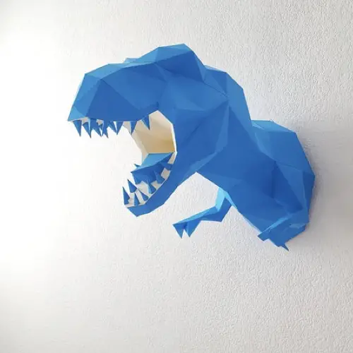 deco dinosaure chambre enfant exemple sculpture dino 3D DIY