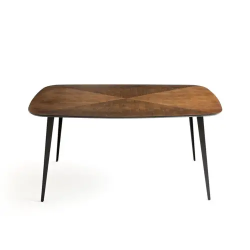 ou trouver table vintage rectangulaire déco bois noir