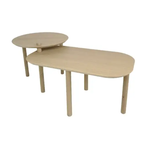 salon sejour minimaliste famille table basse made in France en bois originale