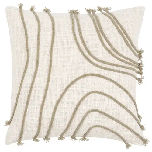 decoration slow living salon accessoire housse de coussin écru beige et naturel