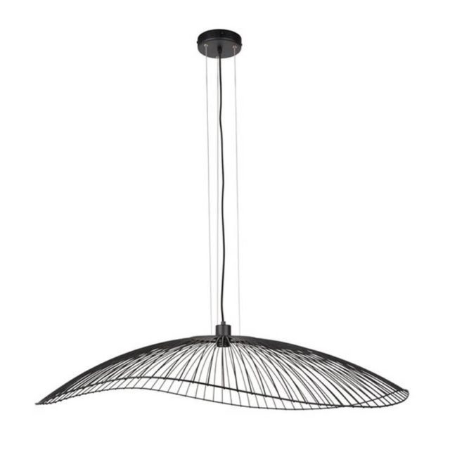 meuble slow deco salon suspension filaire métal noir