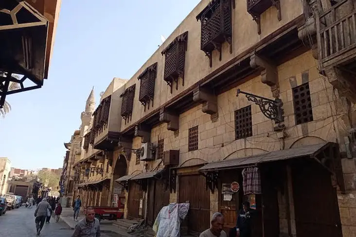nomade visite du caire souk architecture ancienne moucharabieh