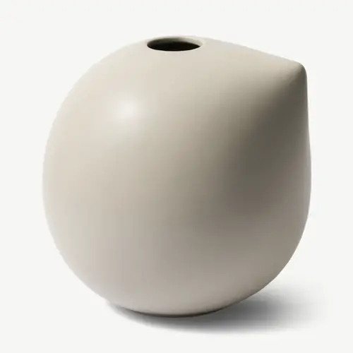 deco meuble minimaliste elegant Vase moyen, taupe