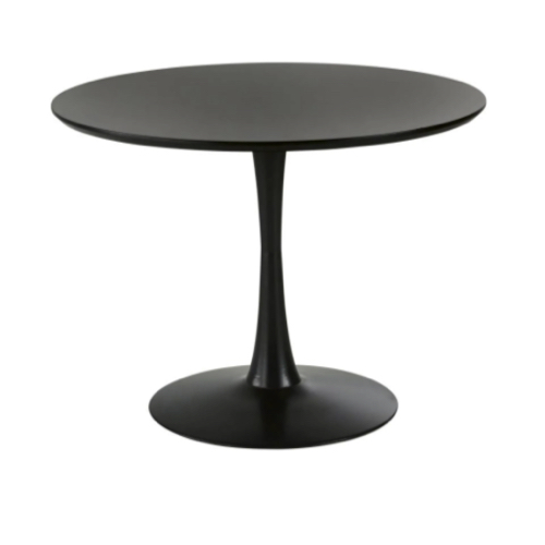 meuble et deco minimaliste Table à manger 4/5 personnes noire D100