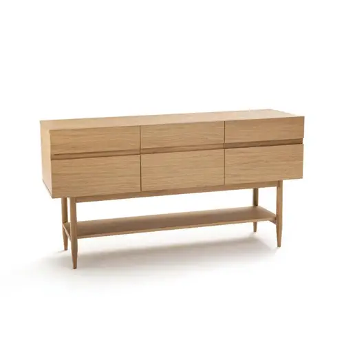 meuble et deco scandinave moderne Buffet chêne Laval tiroirs