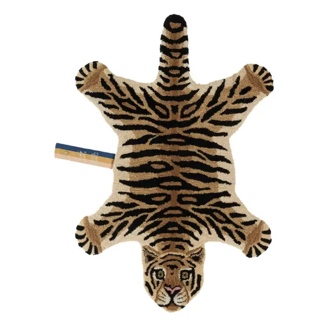 relooking chambre enfant idee shopping Tapis tigre
