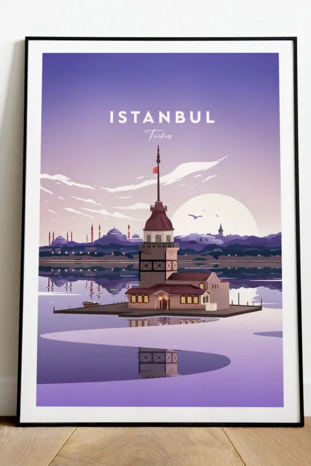 Ou trouver affiche voyage Turquie Istanbul Bosphore