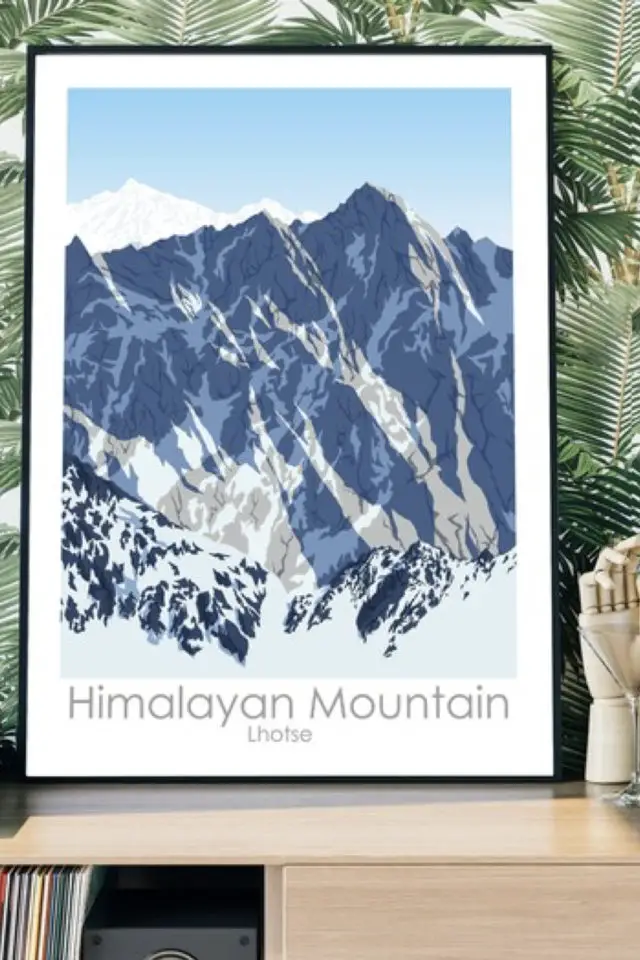 ou trouver affiche voyage nepal montagne Himalaya