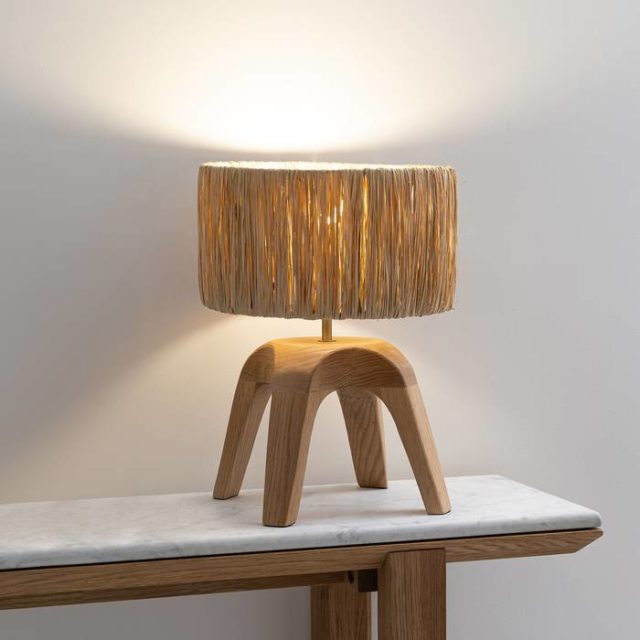 style nature tendance deco idee biophilique Lampe design bois 