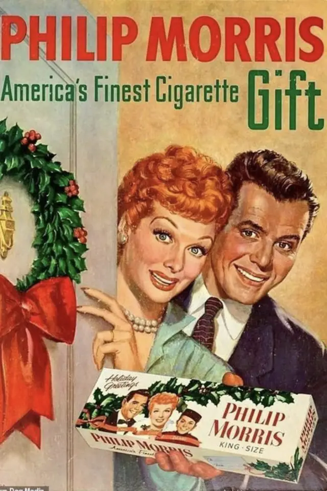 voyage celebration noel difference culture affiche vinatge américaine cigarette cadeaux