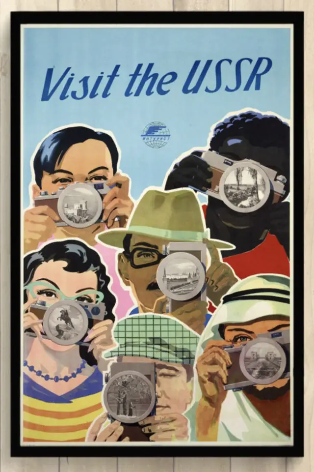 Ou trouver affiche poster vintage voyage URSS Union soviètique Visit USSR 